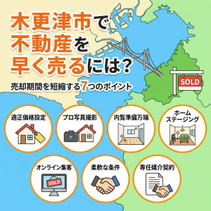 木更津市で不動産を早く売るには？売却期間を短縮する7つのポイント
